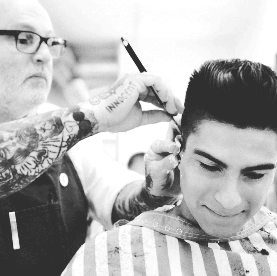 Scissor cut by John at Wimberley Barber Co.