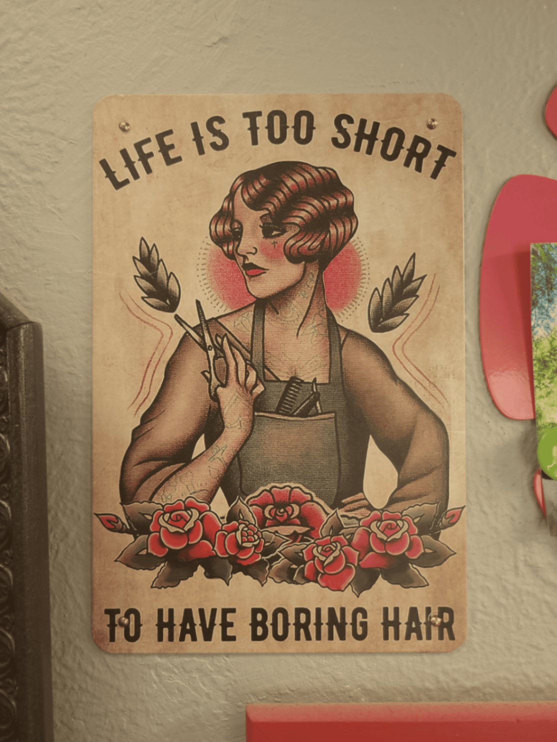 Vintage poster girl
