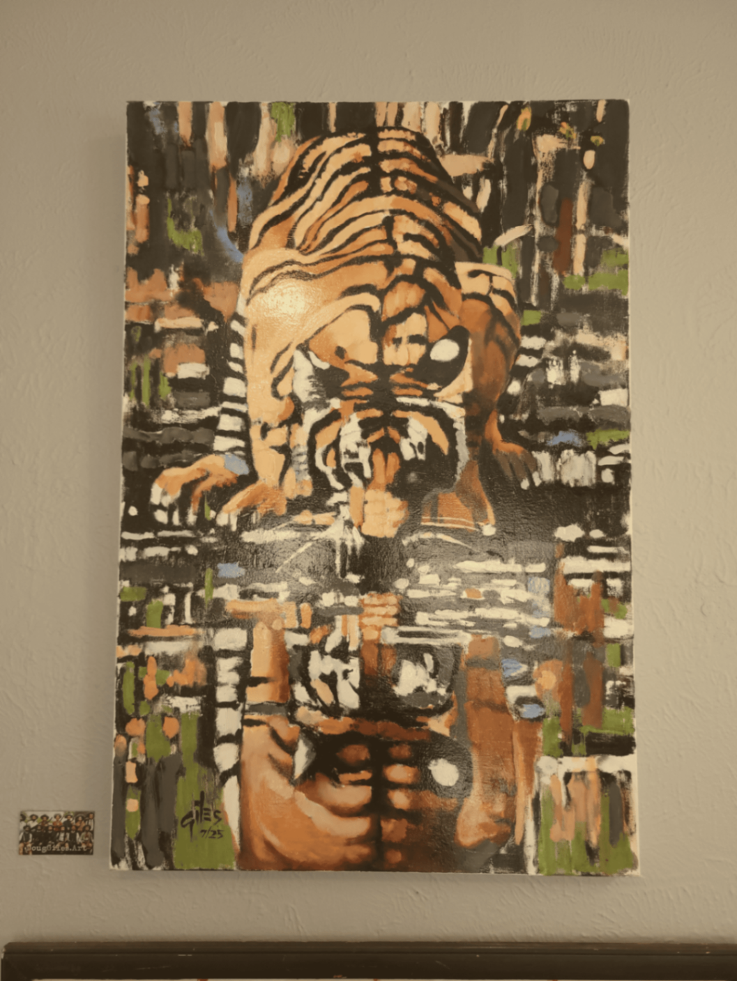 Tiger painting